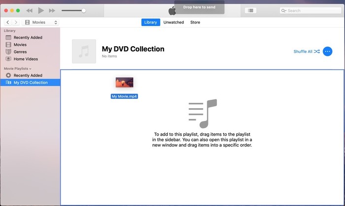 Drag DVD Video Into Itunes