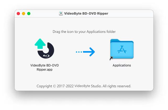 Instalar VideoByte BD-DVD Ripper Mac