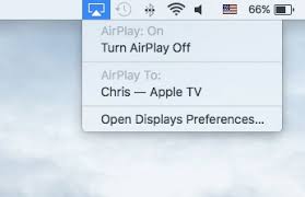 Mac Airplay Dropdown Mirroring Options