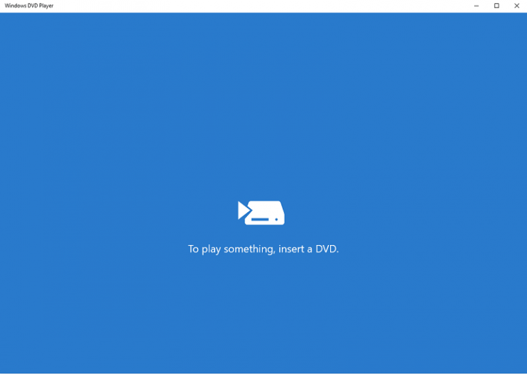 Play DVD on Windows 10/11 in Windows DVD player