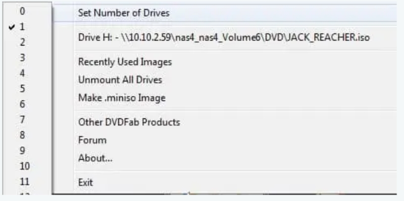 Set the Number of Virtual Drives